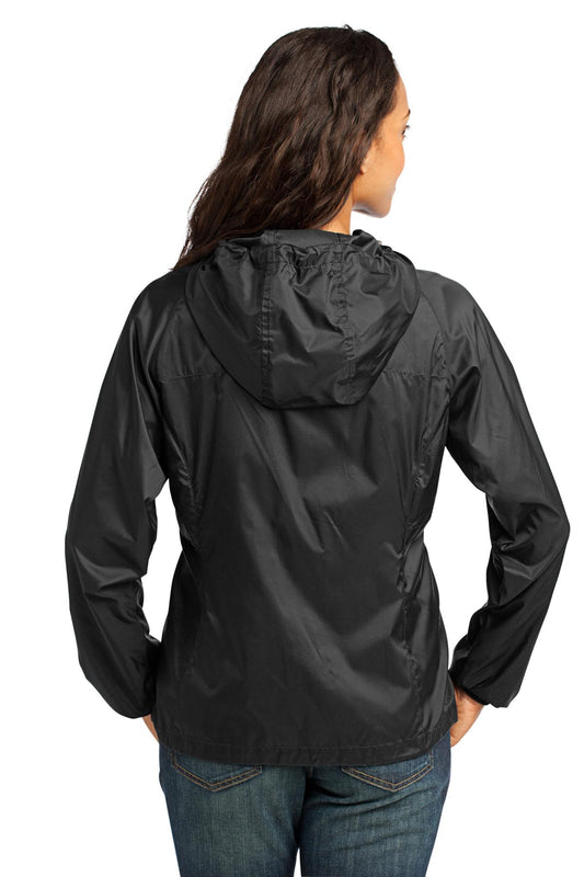 Eddie Bauer Women's Packable Wind Jacket - Black - back