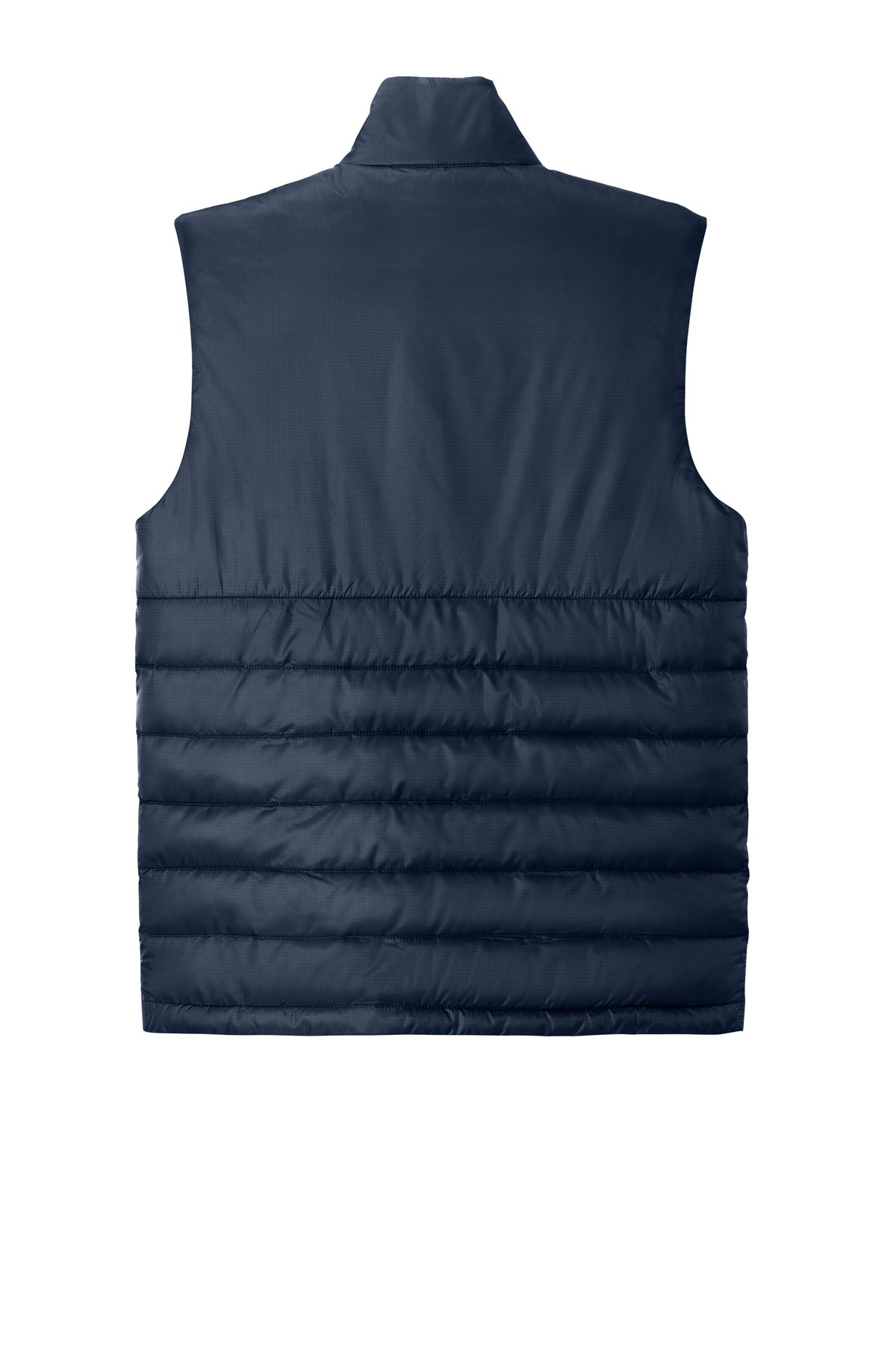 Eddie Bauer Quilted Vest - River Blue Navy - flat back
