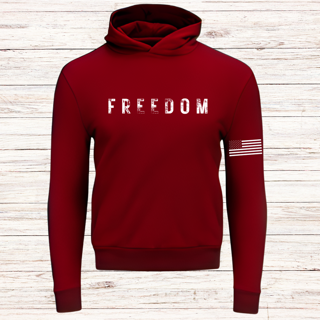 Freedom with US Flag Sleeve Shirt
