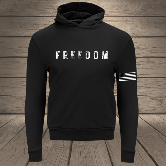 Freedom with US Flag Sleeve Shirt