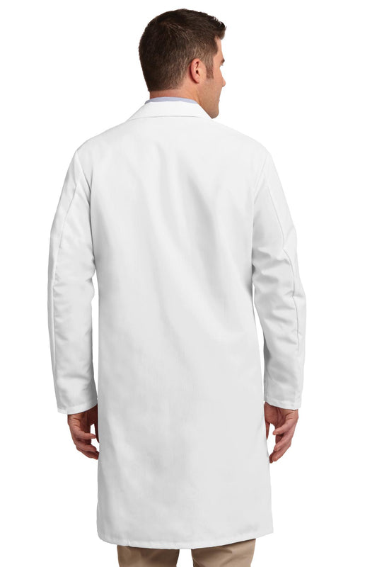 Red Kap Lab Coat - White - back