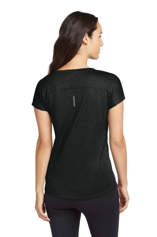 OGIO Women's Pulse Dolman Tee - Blacktop - back