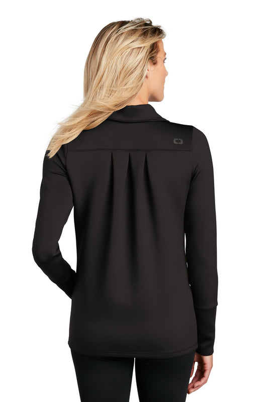 OGIO Women's Modern Performance Full-Zip - Blacktop - back