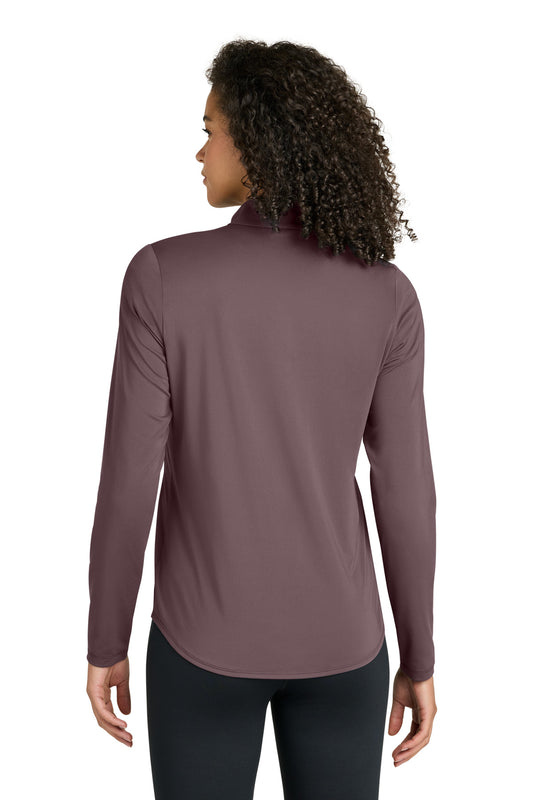 OGIO Women's Regain 1/2-Zip - Ashen Plum - back