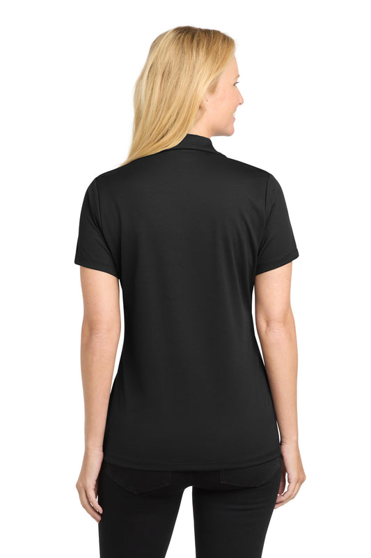 Sport-Tek Women's PosiCharge RacerMesh Polo - Black - back