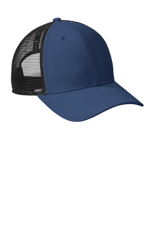 New Era Recycled Snapback Cap - Deep Navy - flat front