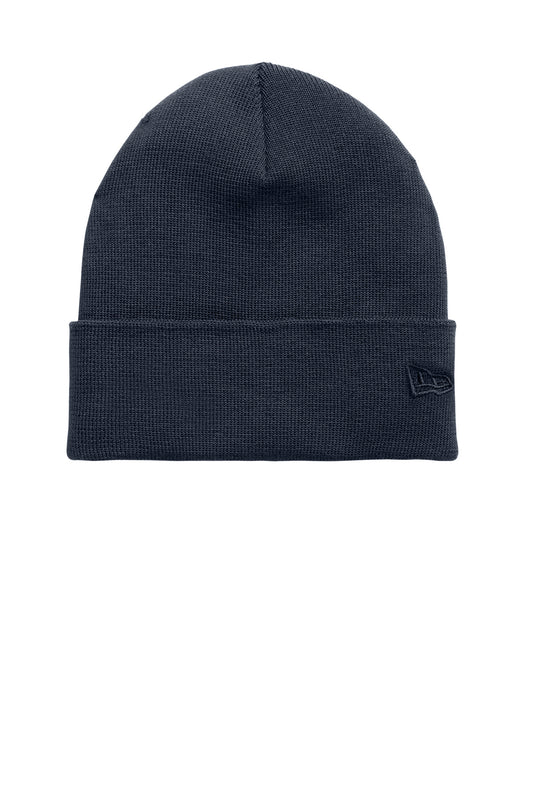 New Era Recycled Cuff Beanie - Deep Navy - front