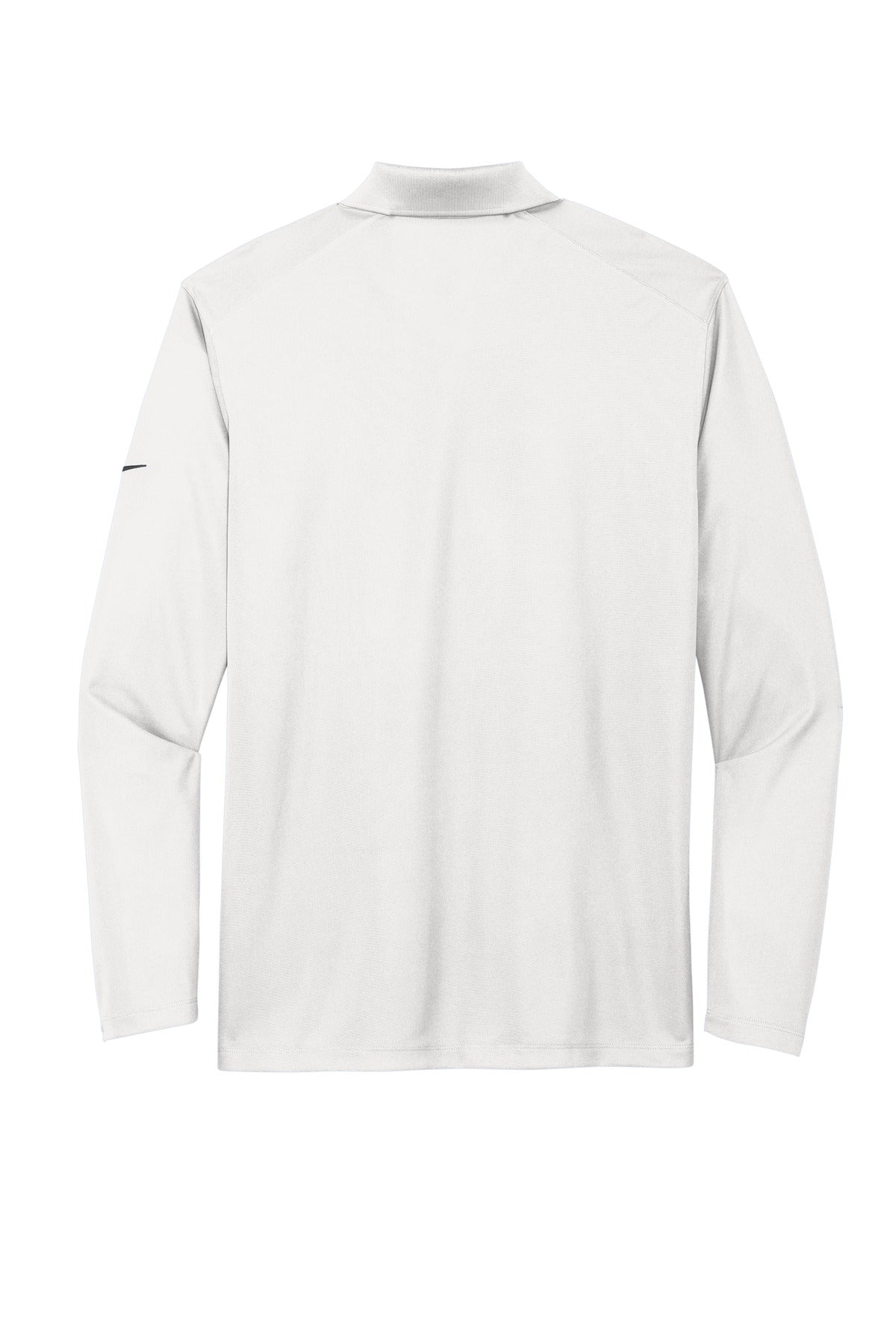 Nike Dri-FIT Micro Pique 2.0 Long Sleeve Polo - White - flat back