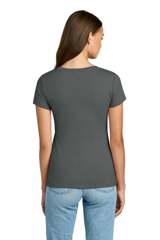 Next Level Apparel Women's Ideal Tee - Dark Gray - back