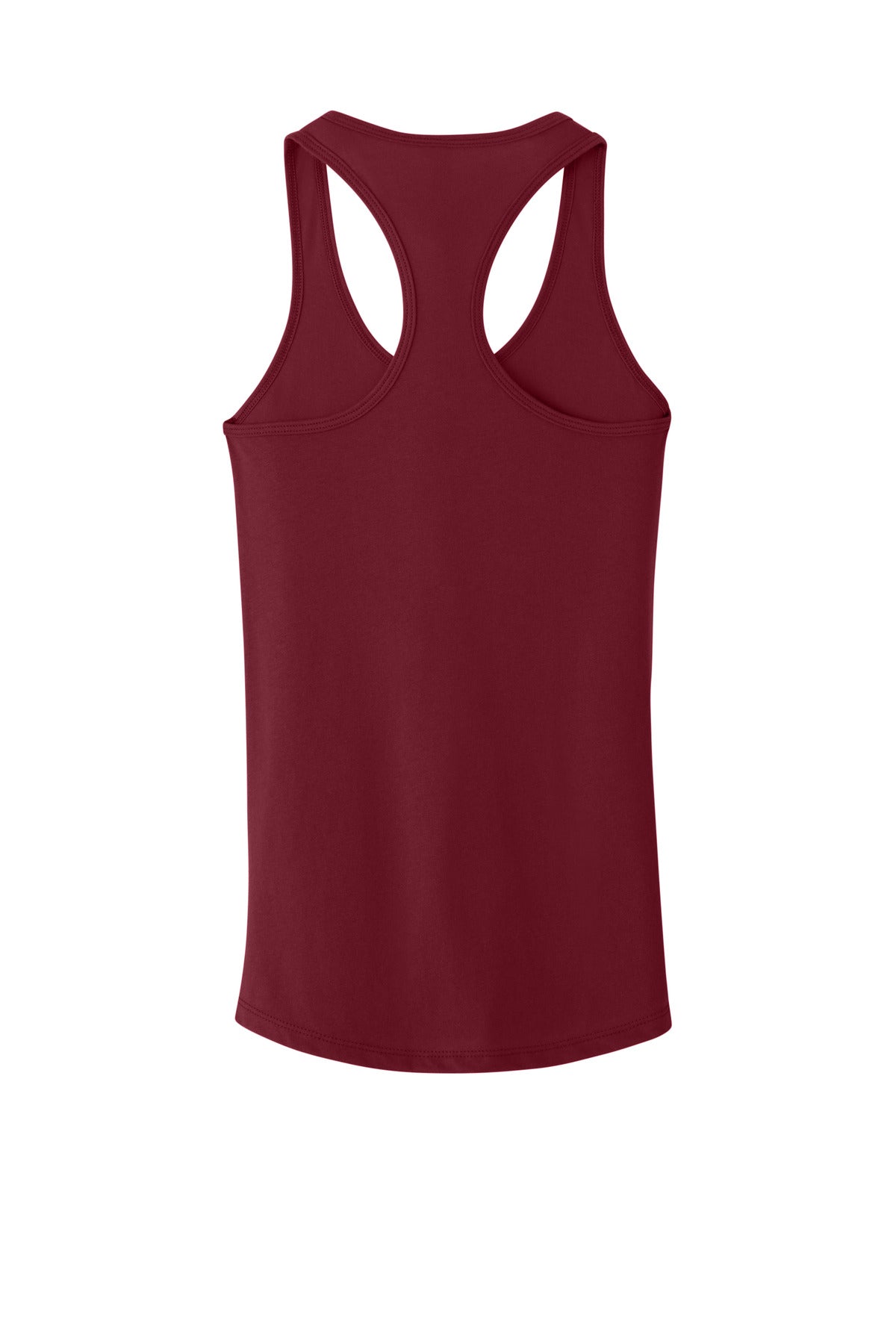 Next Level Apparel Women's Ideal Racerback Tank - Cardinal - flat back