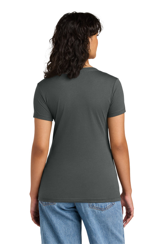 Next Level Apparel Women's Ideal V-Neck Tee - Dark Gray - back