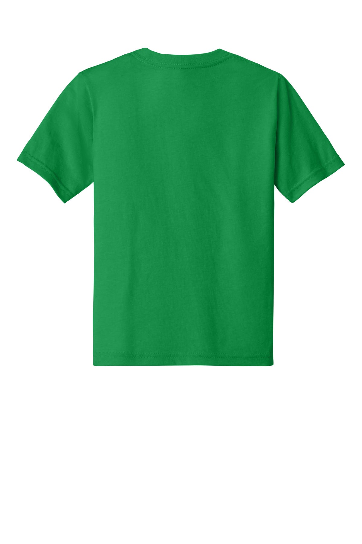 Next Level Apparel Youth CVC Tee - Kelly Green - flat back