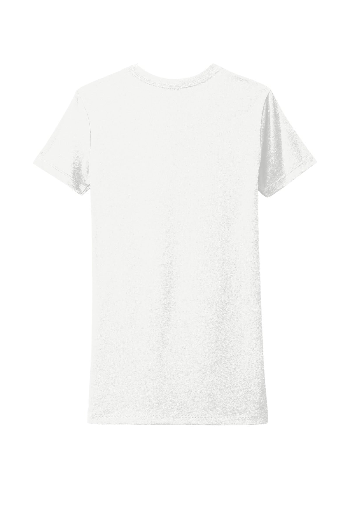 Next Level Apparel Women's CVC Tee - White - flat back