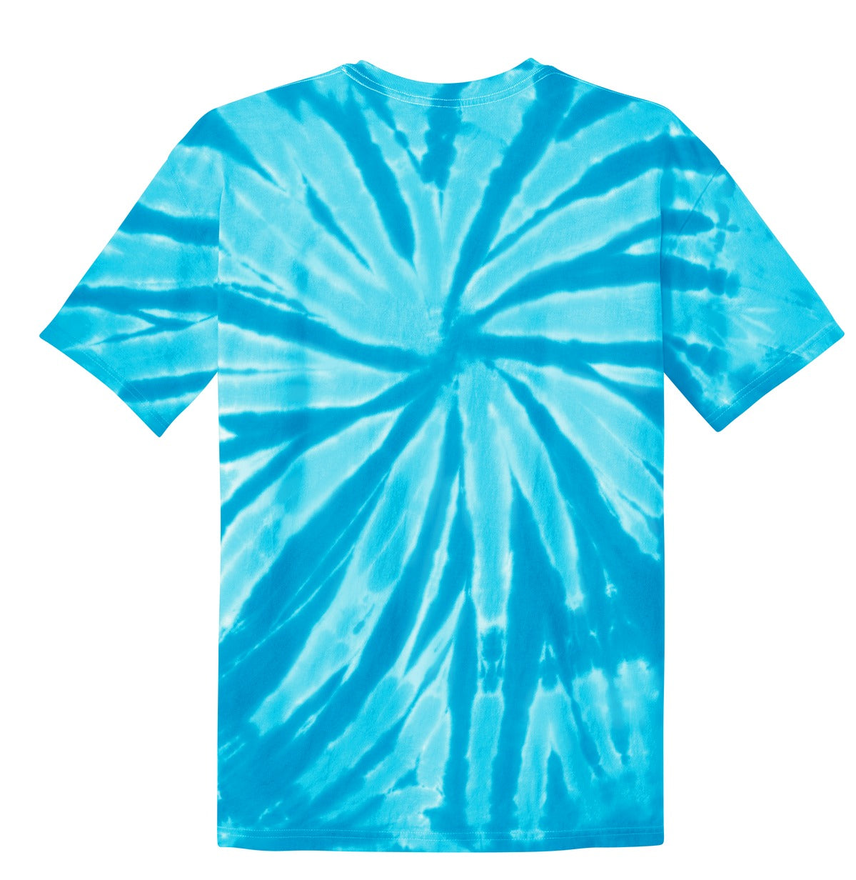 Port & Company Youth Tie-Dye Tee - Turquoise - flat back