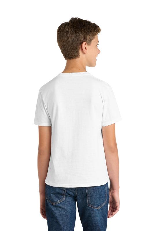 Port & Company Youth Fan Favorite Tee - White - back