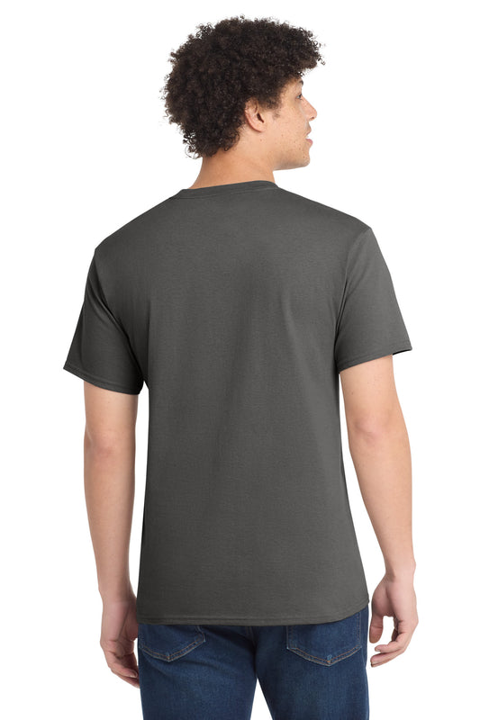 Port & Company Core Cotton Tee - Charcoal - back