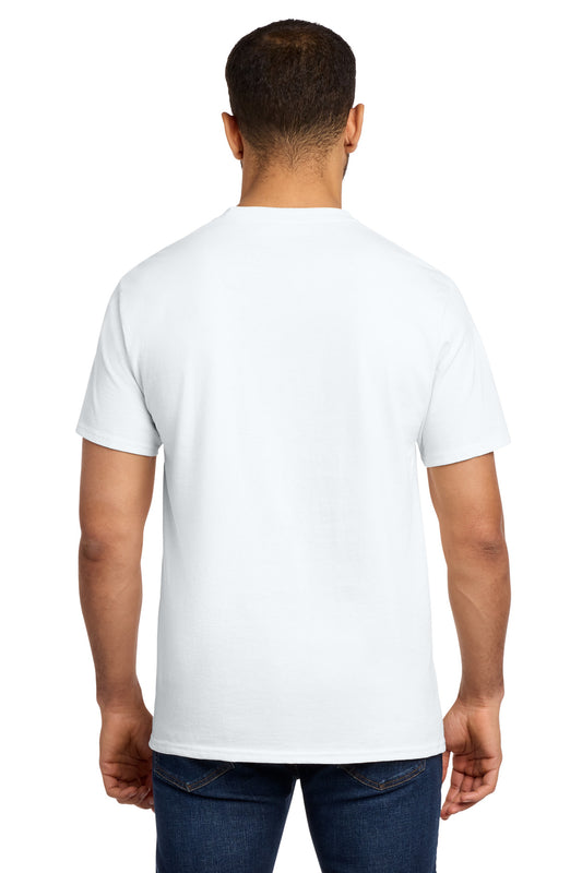 Port & Company Essential Pocket Tee - White - back