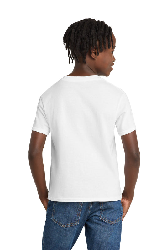 Port & Company Youth Essential Tee - White - back