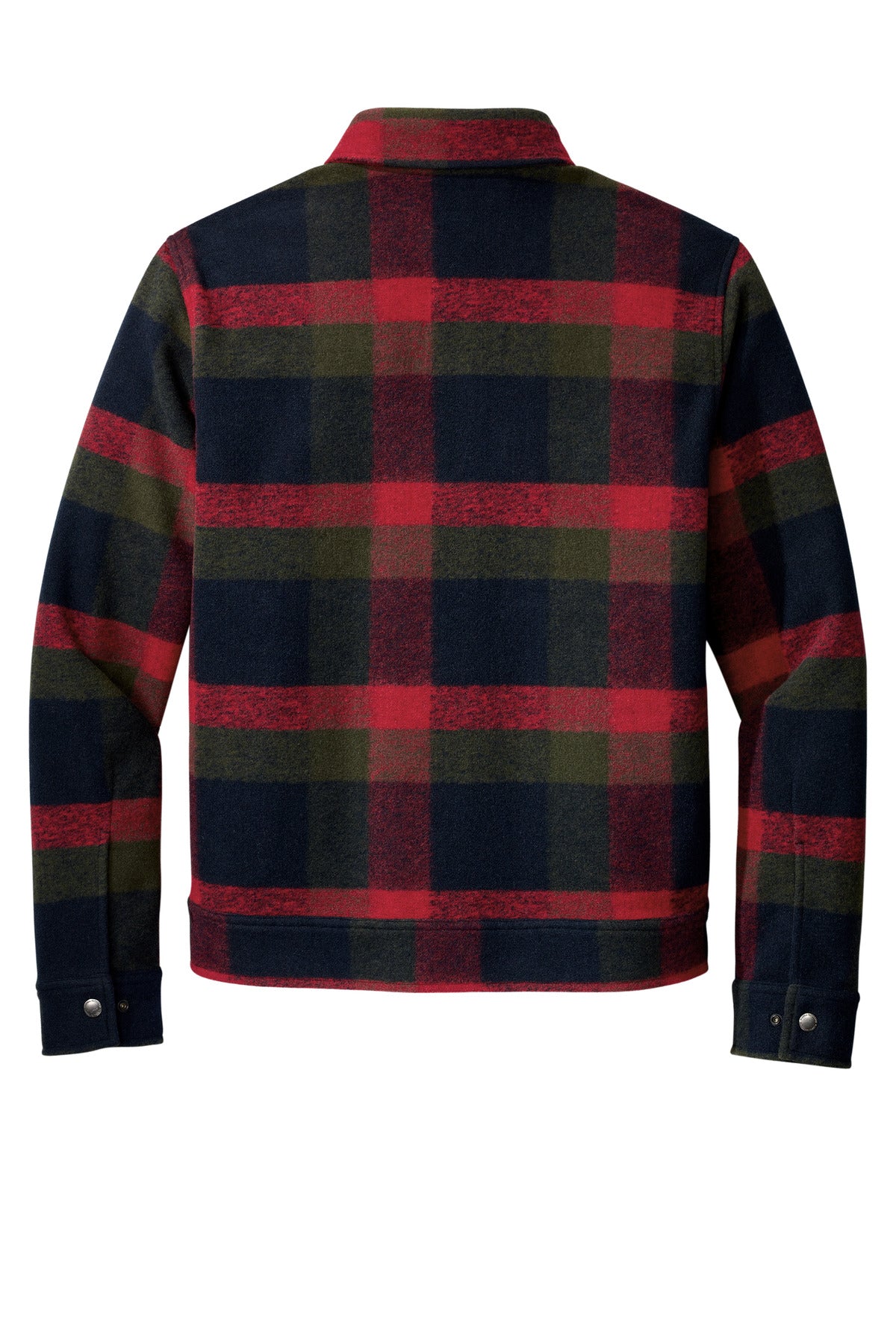 Russell Outdoors Basin Jacket - Red Plaid - flat back