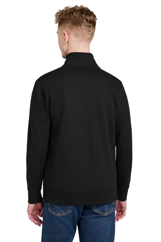 Champion Powerblend 1/4-Zip Sweatshirt - Black - back