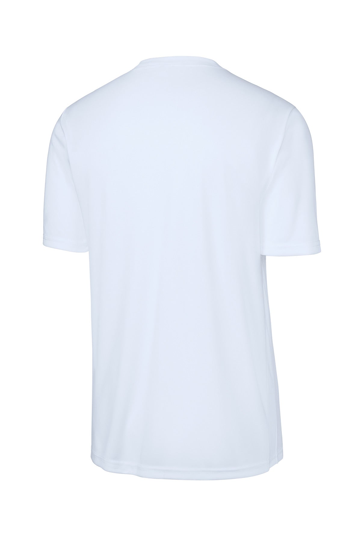 Sport-Tek Competitor United V-Neck - White/ White - flat back