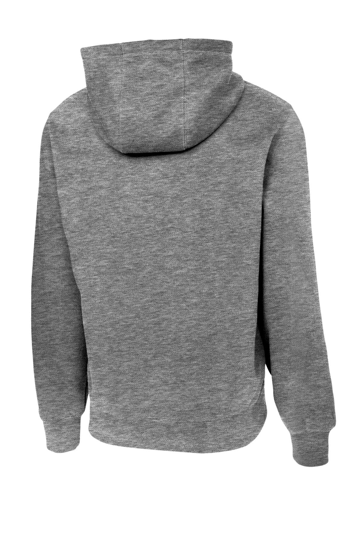 Sport-Tek Pullover Hooded Sweatshirt - Vintage Heather - flat back