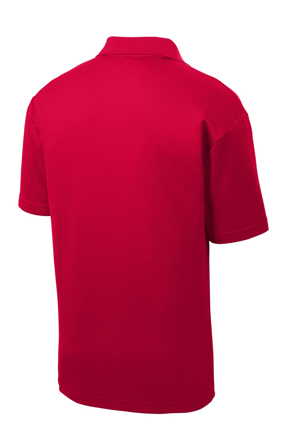 Sport-Tek PosiCharge RacerMesh Polo - Deep Red - flat back