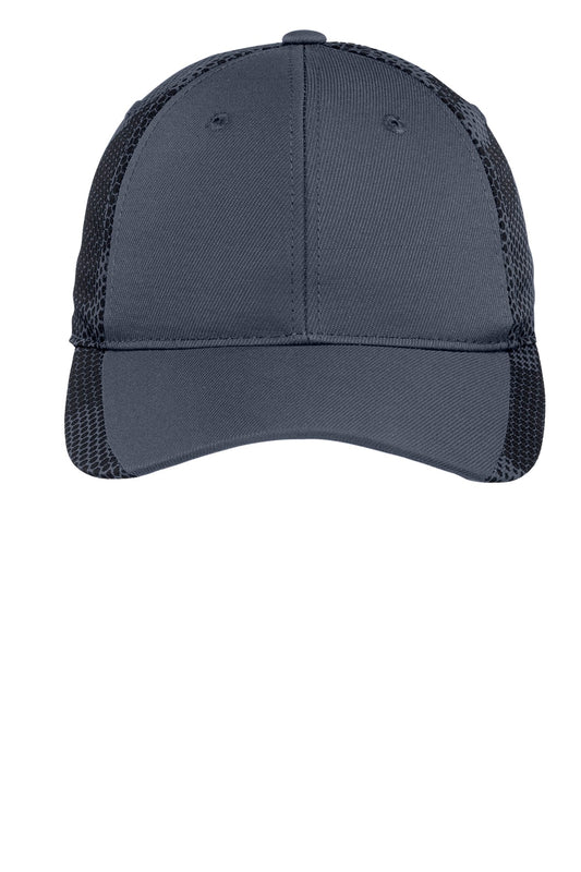 Sport-Tek CamoHex Cap - Iron Grey - flat front