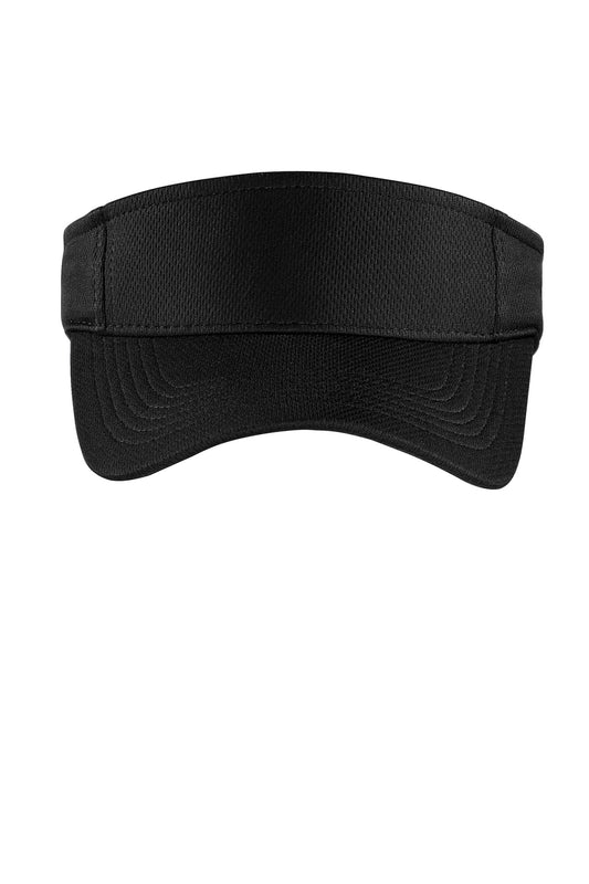 Sport-Tek PosiCharge RacerMesh Visor - Black - flat front