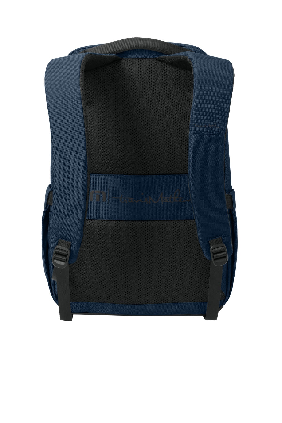 TravisMathew Approach Backpack - River Blue Navy - flat back