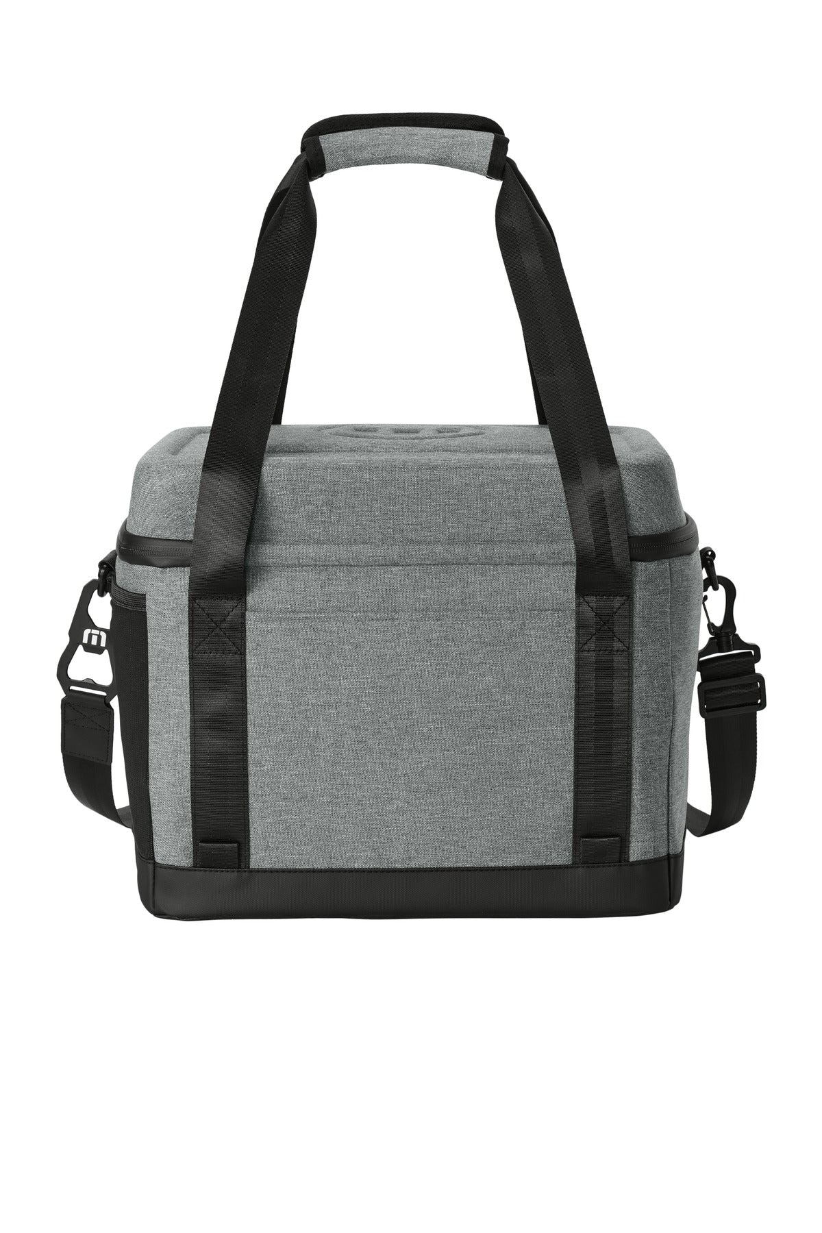 TravisMathew Cruise 24-Can Cooler - Shadow Grey Heather - flat back