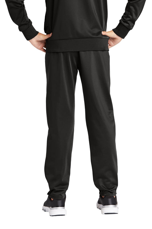 Sport-Tek Youth Tricot Track Jogger - Black - back