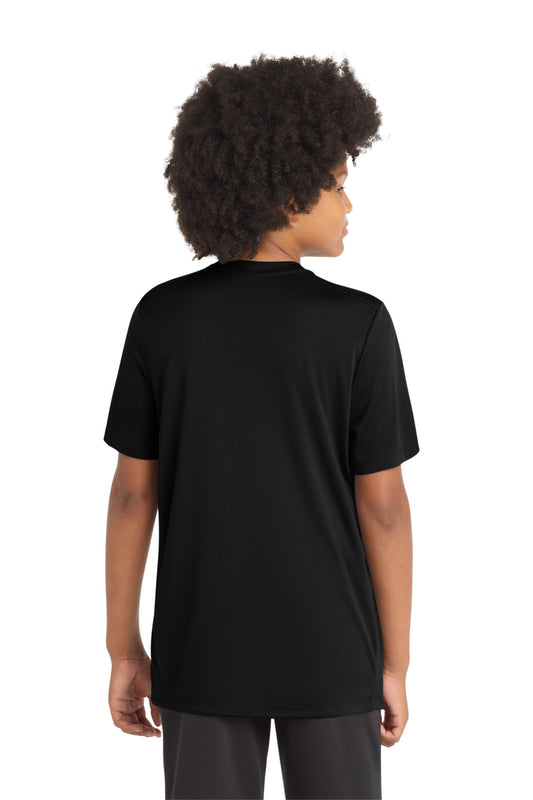 Sport-Tek Youth Posi-UV Pro Tee - Black - back