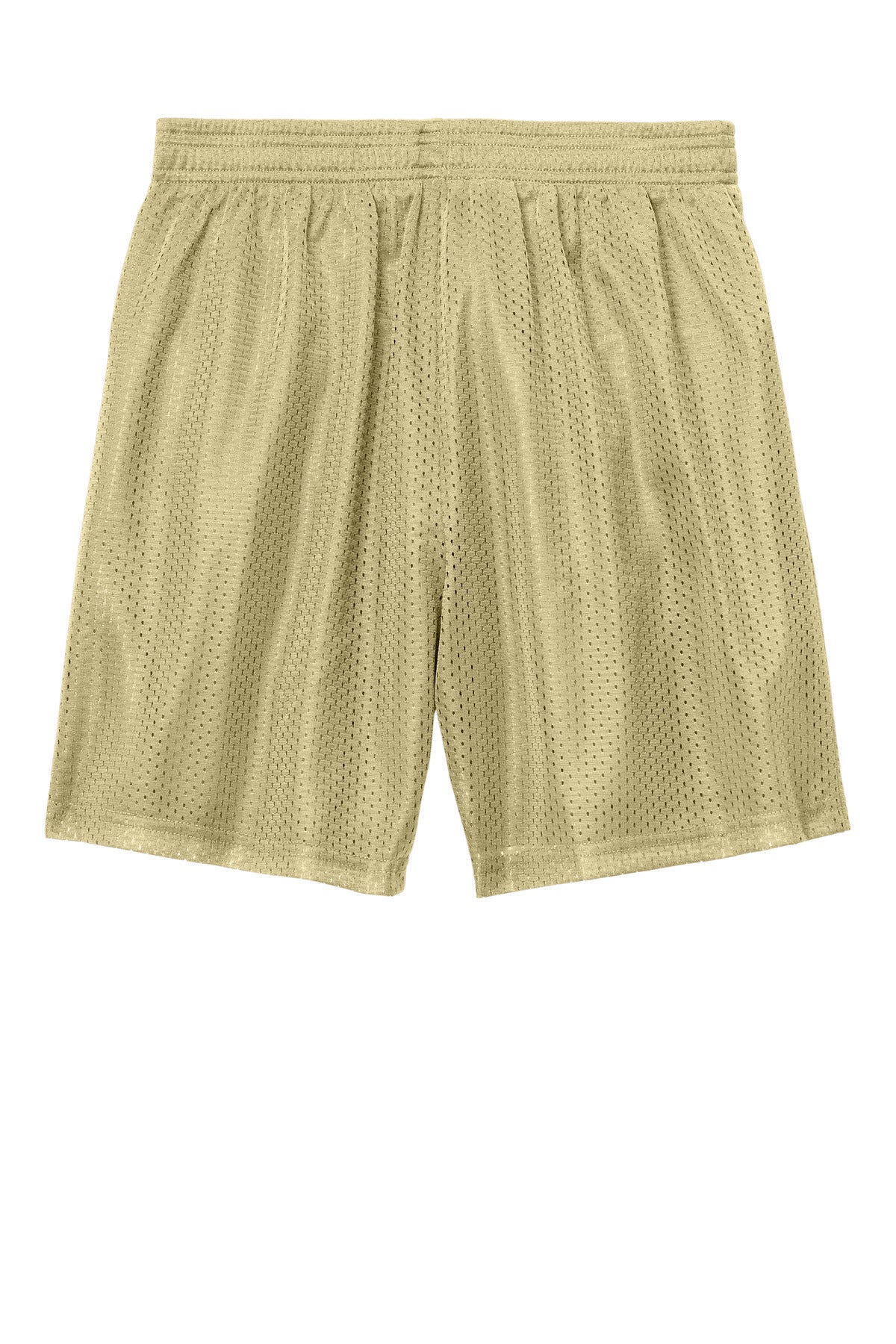 Sport-Tek Youth PosiCharge Mesh 5 Short - Vegas Gold - flat back