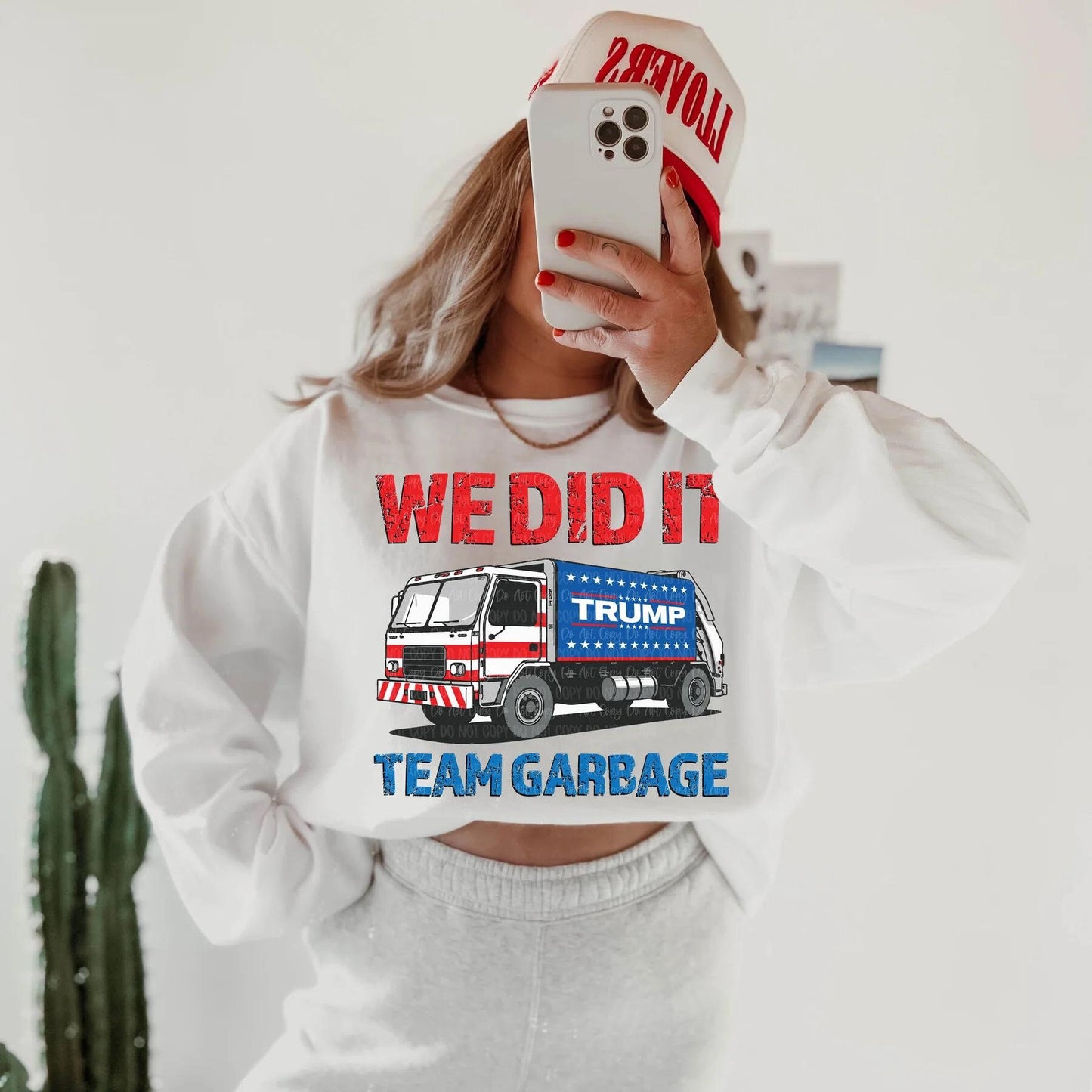Patriotic Dump Truck "We Did It Team Garbage" Trump Shirt, Hoodie, Sweatshirt – USA-Themed Political Humor