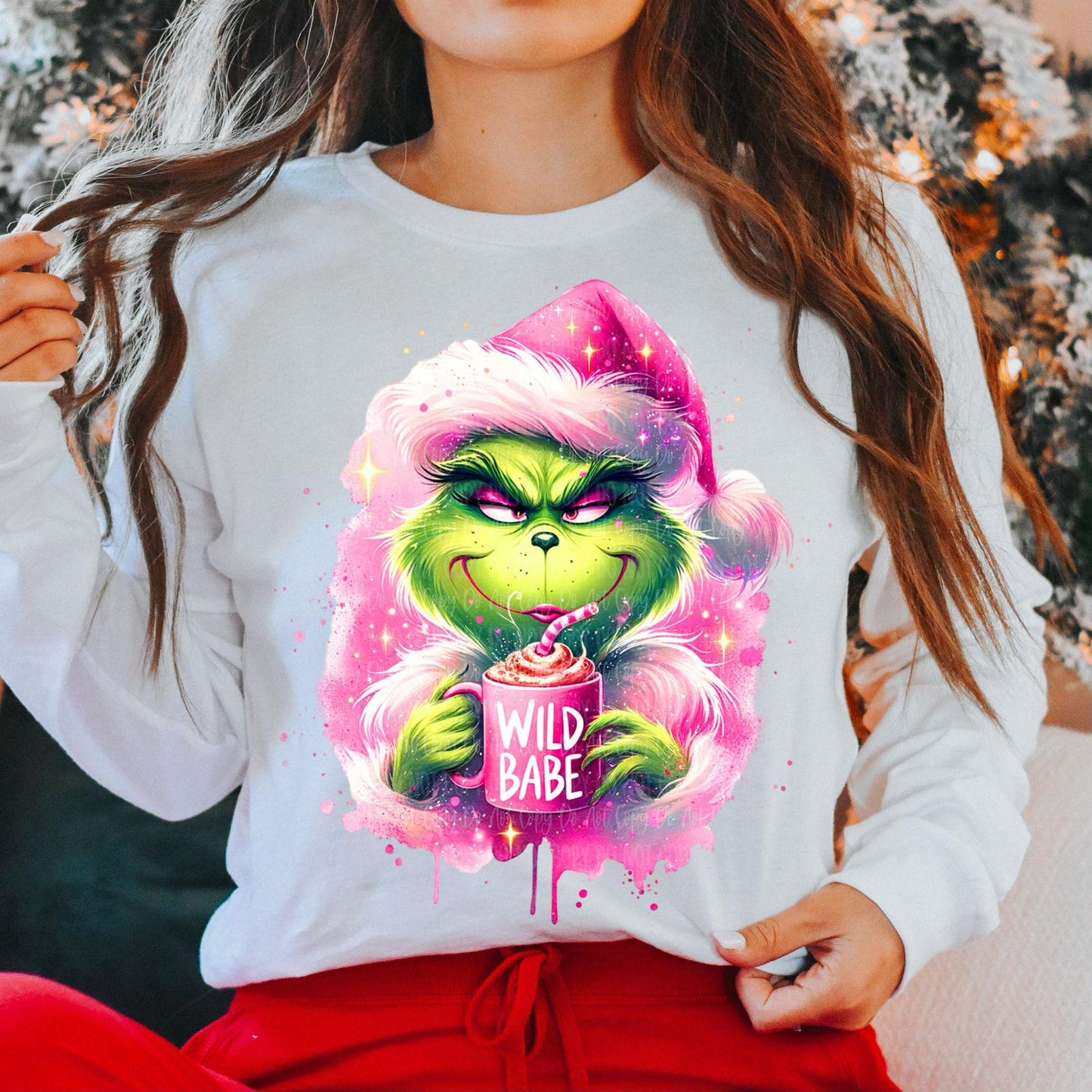 Wild Babe Pink Grinch Shirt