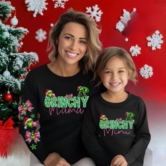 Youth Grinchy Mini Matching Shirt