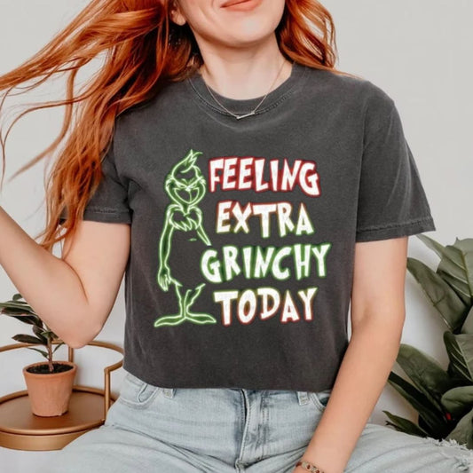 Feeling Extra Grinchy Today (Neon Outline)