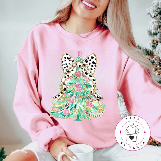 Christmas Flower Tree Shirt