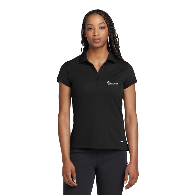 Nike Women's Dri-FIT Solid Icon Pique Modern Fit Polo
