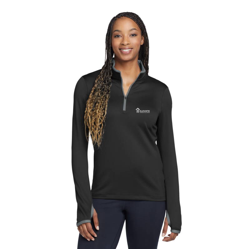 Nike Women's Dri-FIT Stretch 1/2-Zip Cover-Up