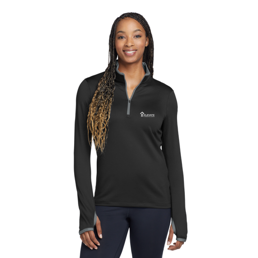 Nike Women's Dri-FIT Stretch 1/2-Zip Cover-Up