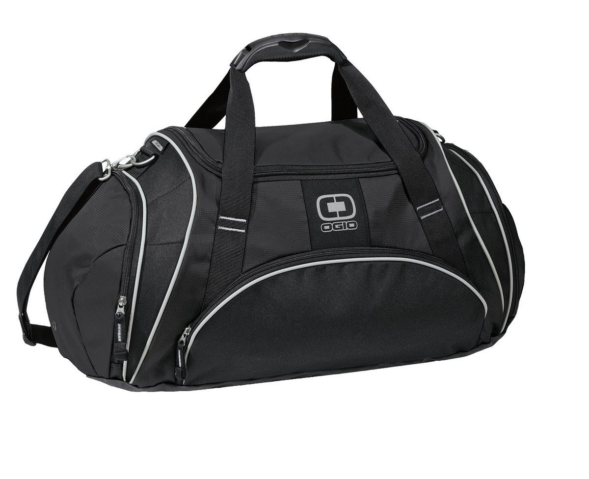OGIO Crunch Duffel - Black - flat front