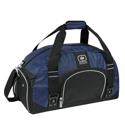OGIO Big Dome Duffel - Navy - flat front