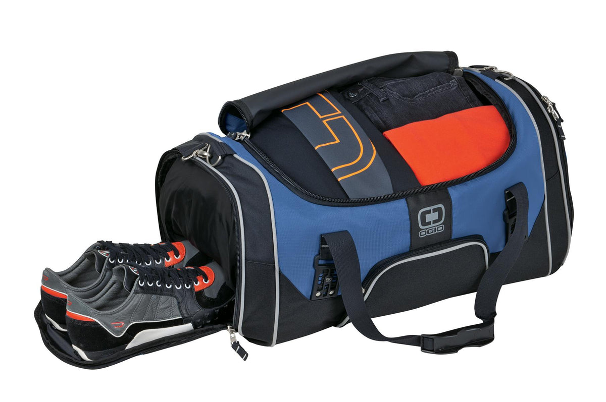 OGIO Rage Duffel - True Royal - flat front