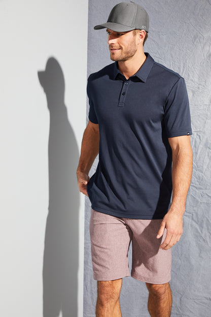 TravisMathew Oceanside Solid Polo in White, view