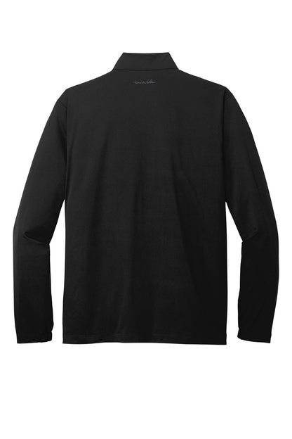 TravisMathew Surfside Full-Zip Jacket in Black, back flat