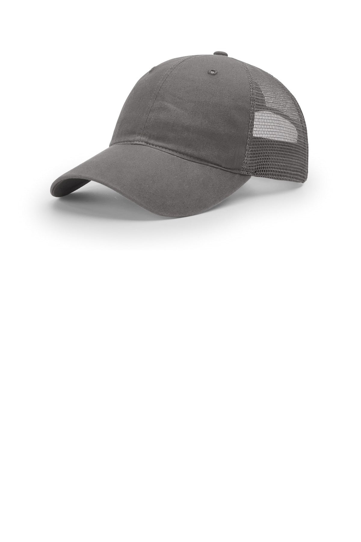 Richardson Garment Washed Trucker - Charcoal - front