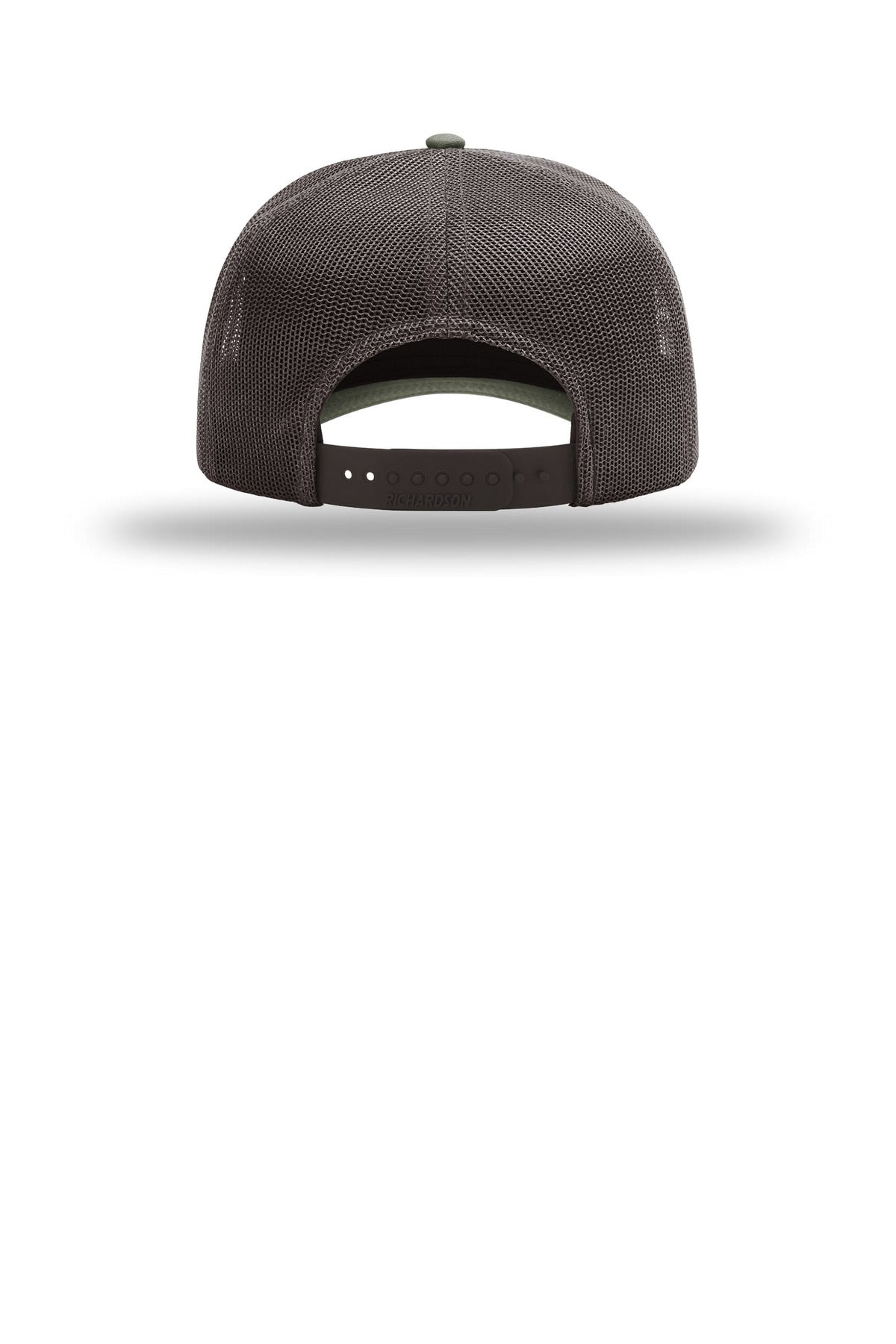 Richardson Five-Panel Champ Trucker - Birch/ Brown/ Loden - flat back