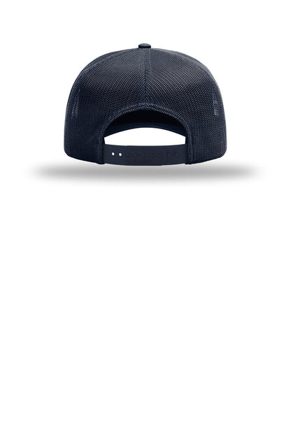 Richardson Five-Panel Champ Trucker - Navy - flat back